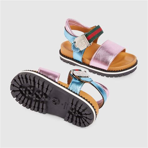 gucci sandals baby girl|Gucci kids sandals sale.